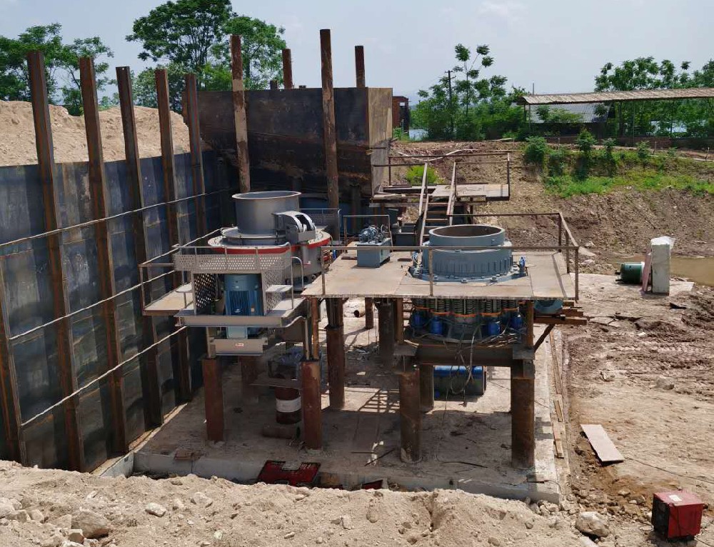 The Congo (DRC) customer purchased the sand production line of Enhong Machinery