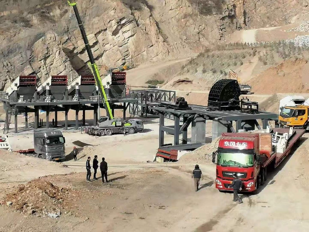 Nepal customer purchased Enhong machinery large-scale sand production line